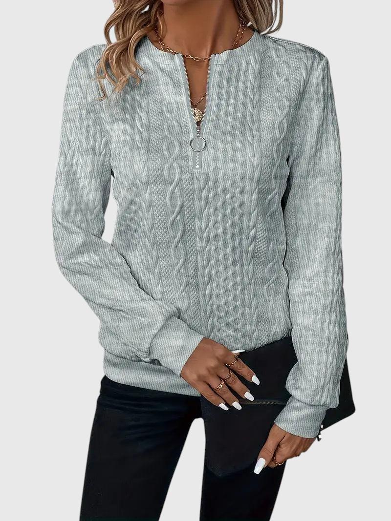 Lucia - Pull À Zip Élégant