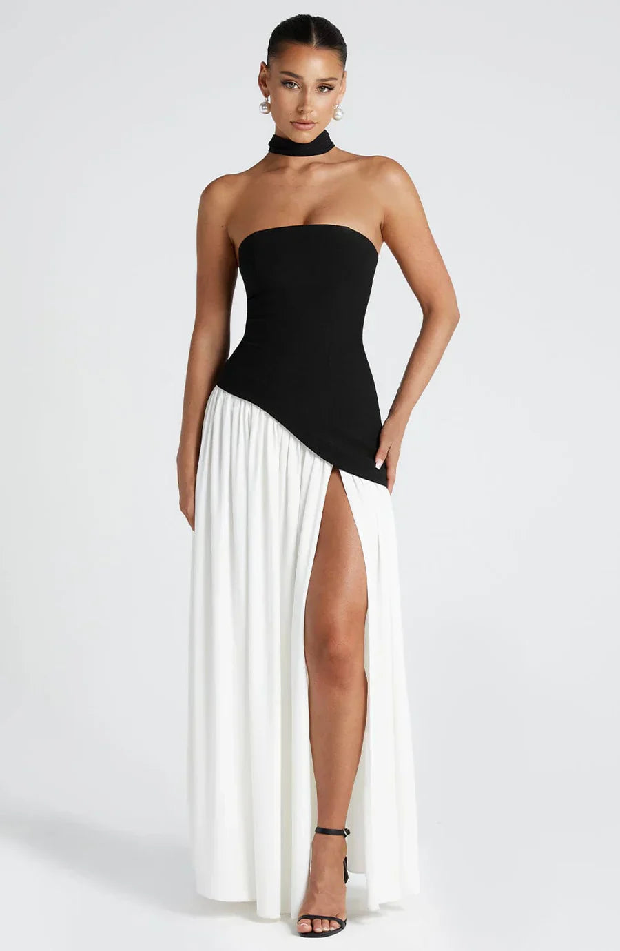 ELSA - ROBE MAXI À FENTE
