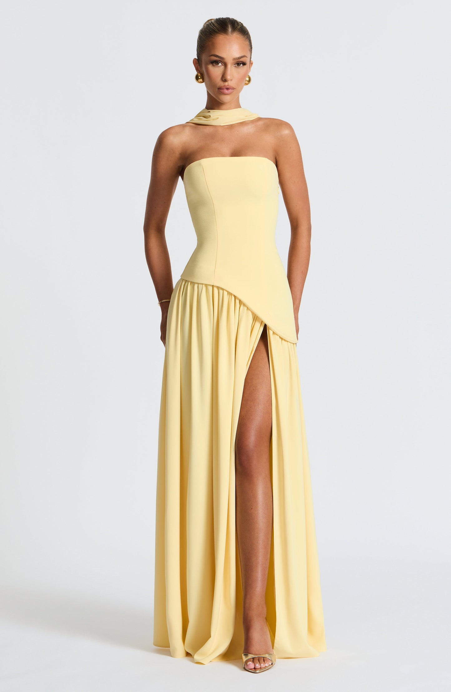 ELSA - ROBE MAXI À FENTE
