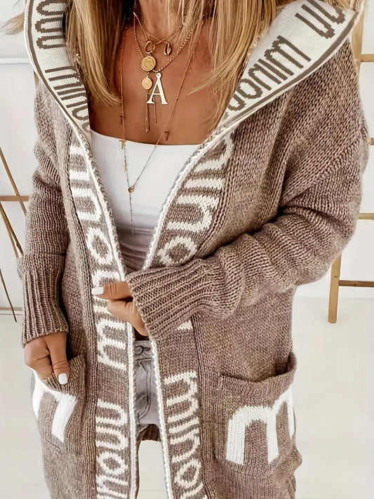Anna - Cardigan Long Élégant