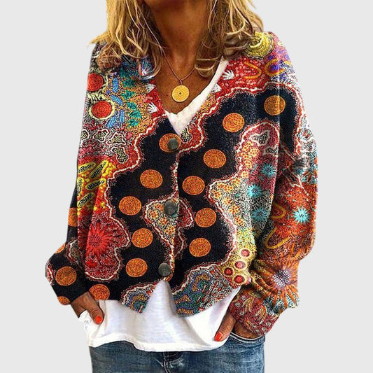Saskia - Pull Bohème Coloré