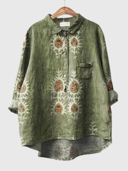 Julia - Blouse Florale Élégante