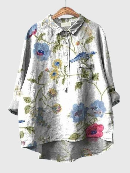 Julia - Blouse Florale Élégante