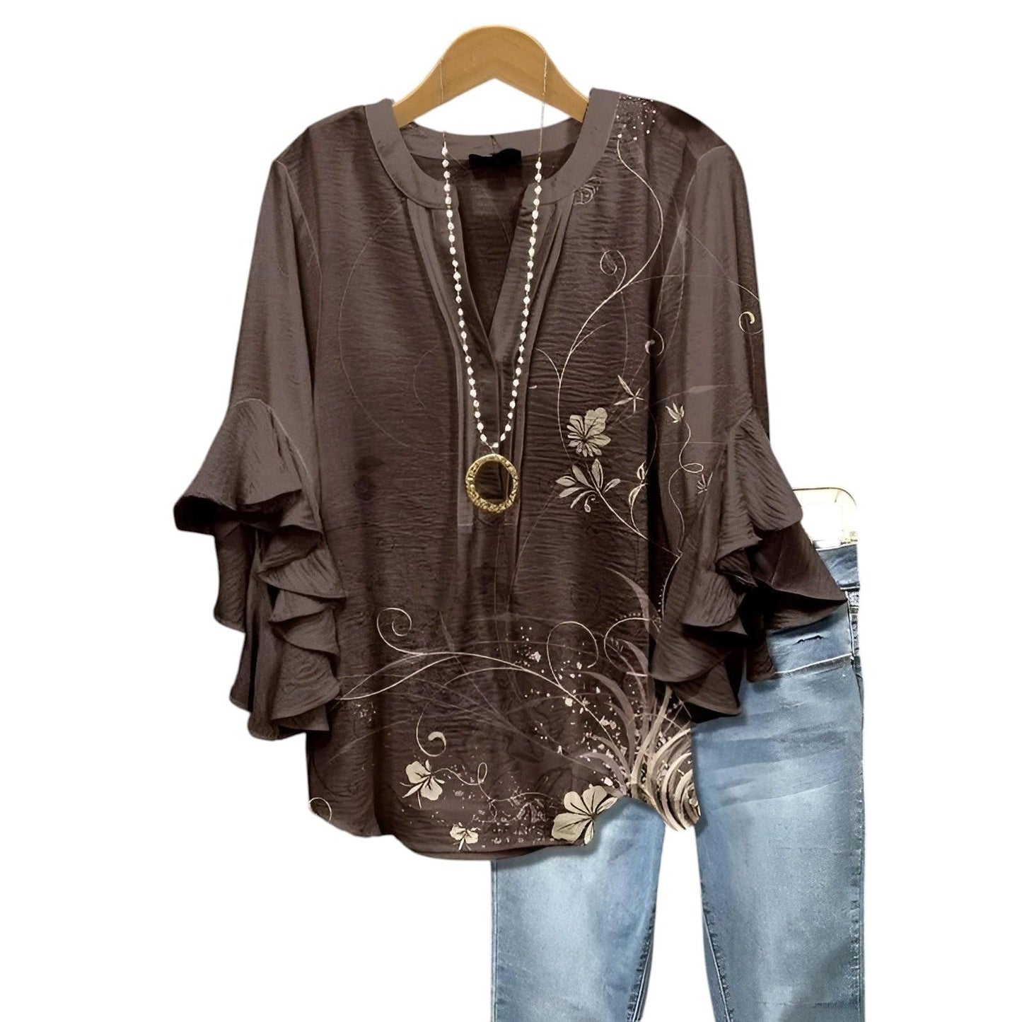 Elisabet - Blouse Estivale Décontractée