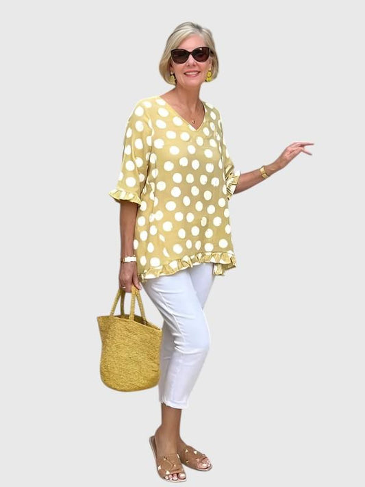 Dulce | Haut Vintage Imprimé