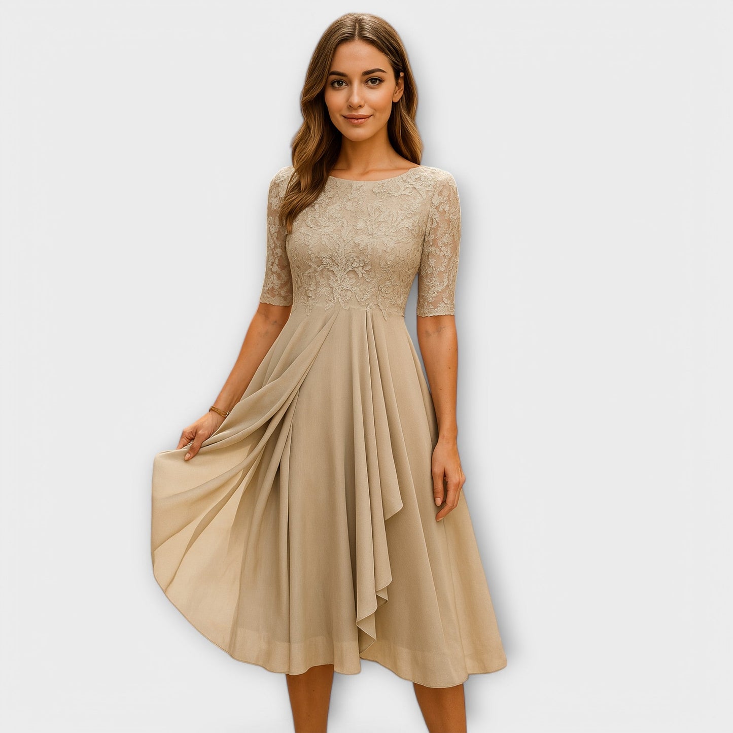 ANNELIE - RÊVES DE BRODERIES ROBE MIDI