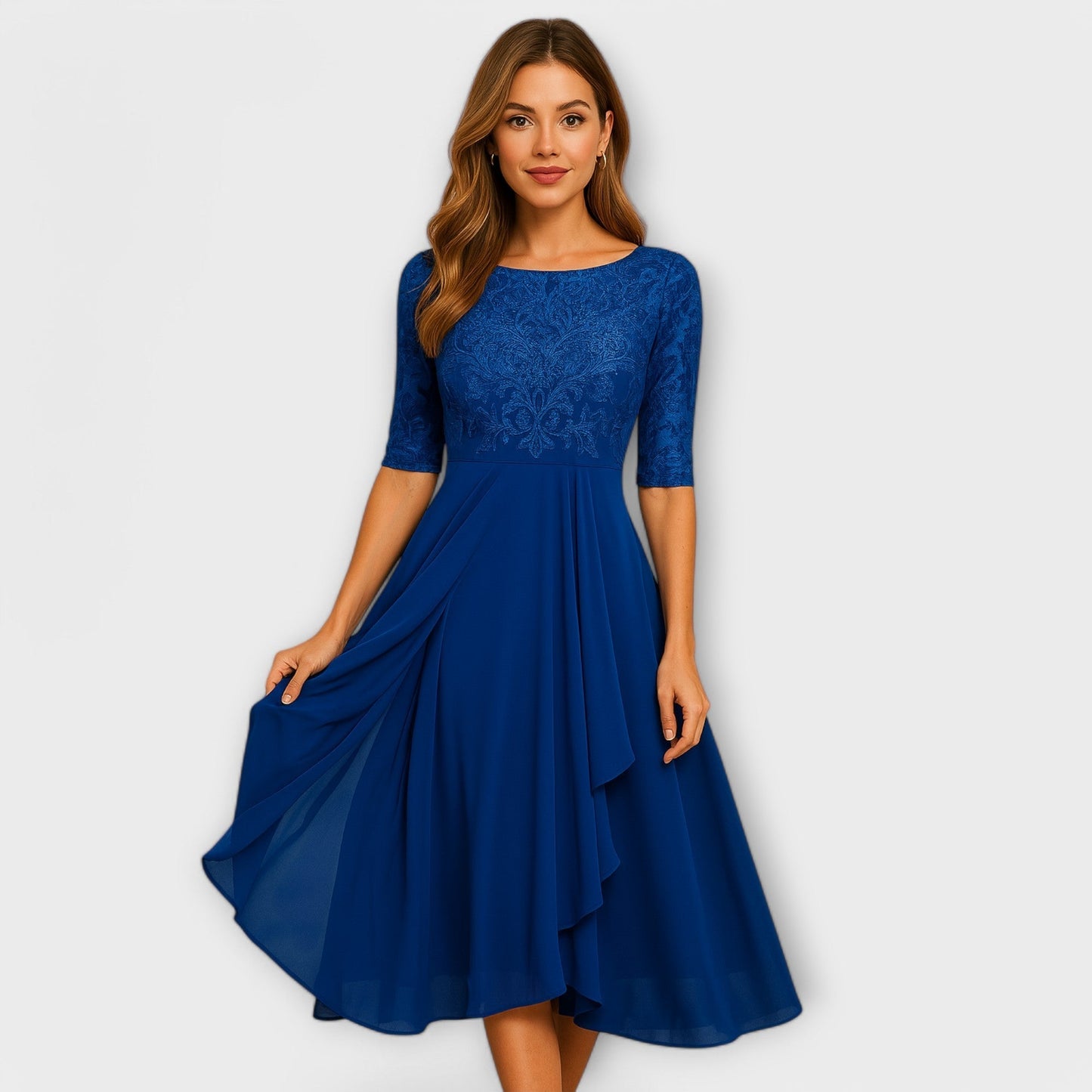 ANNELIE - RÊVES DE BRODERIES ROBE MIDI