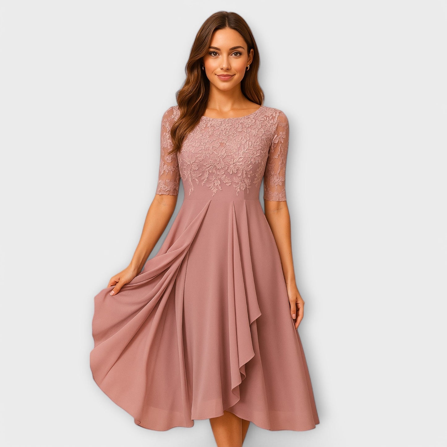 ANNELIE - RÊVES DE BRODERIES ROBE MIDI