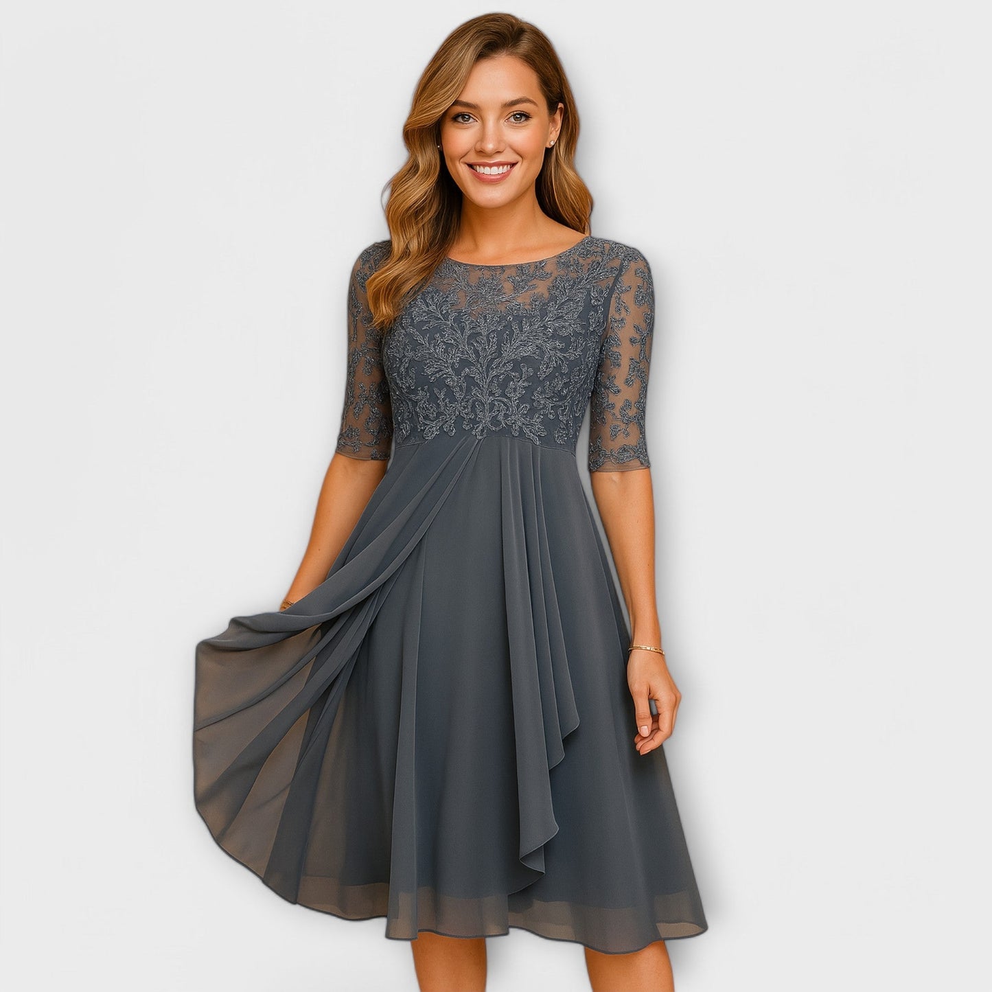 ANNELIE - RÊVES DE BRODERIES ROBE MIDI