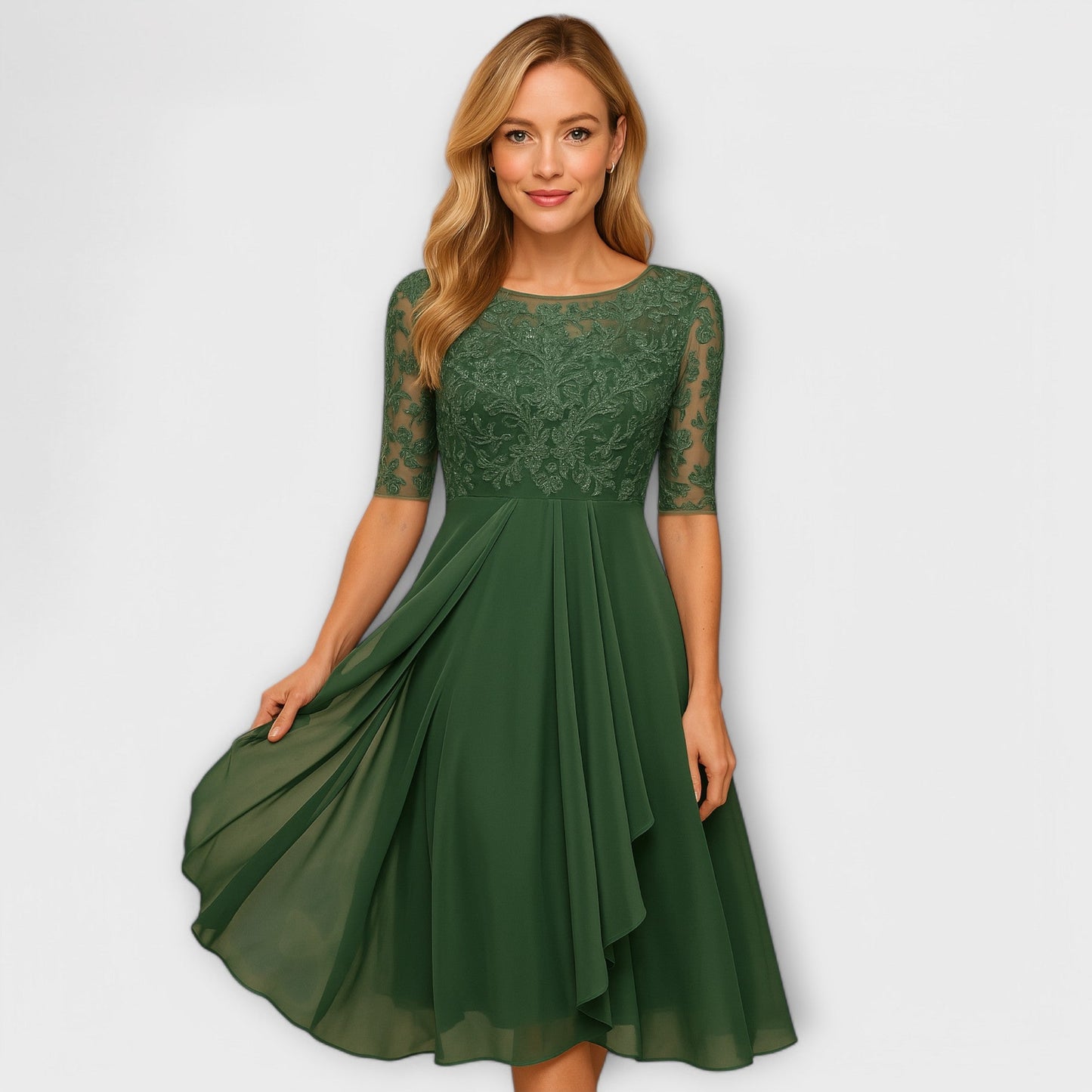 ANNELIE - RÊVES DE BRODERIES ROBE MIDI