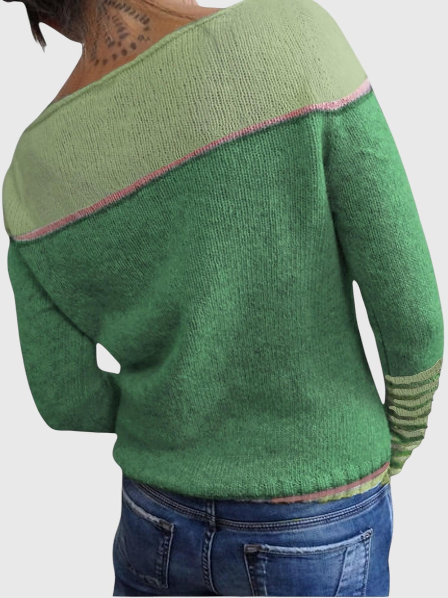 Katharina – Pull Rayé à Manches Longues