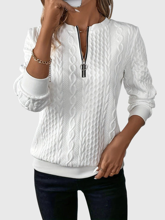 Lucia - Pull À Zip Élégant