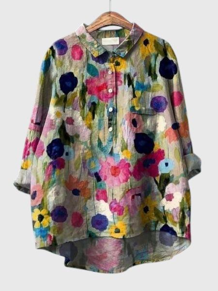 Julia - Blouse Florale Élégante