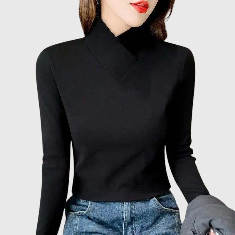 Liora - T-shirt Col Roulé Chic