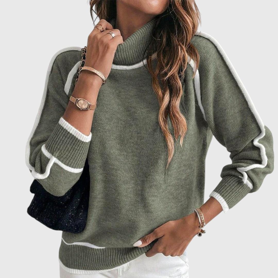 Kaylee - Pull Roulé Élégant