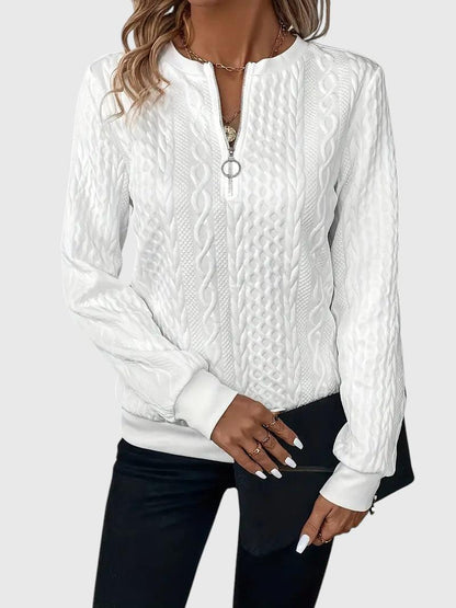 Lucia - Pull À Zip Élégant