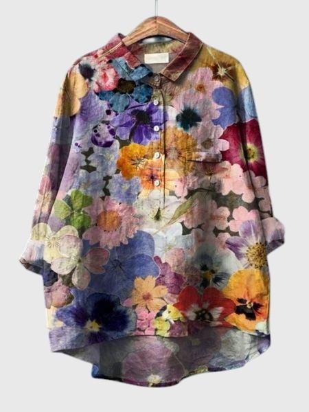 Julia - Blouse Florale Élégante