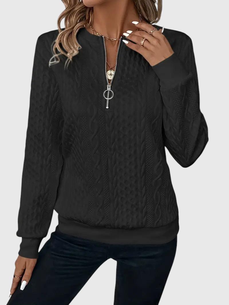 Lucia - Pull À Zip Élégant