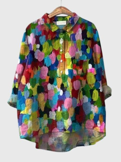 Julia - Blouse Florale Élégante