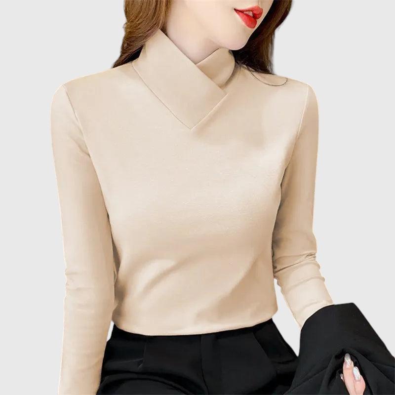 Liora - T-shirt Col Roulé Chic