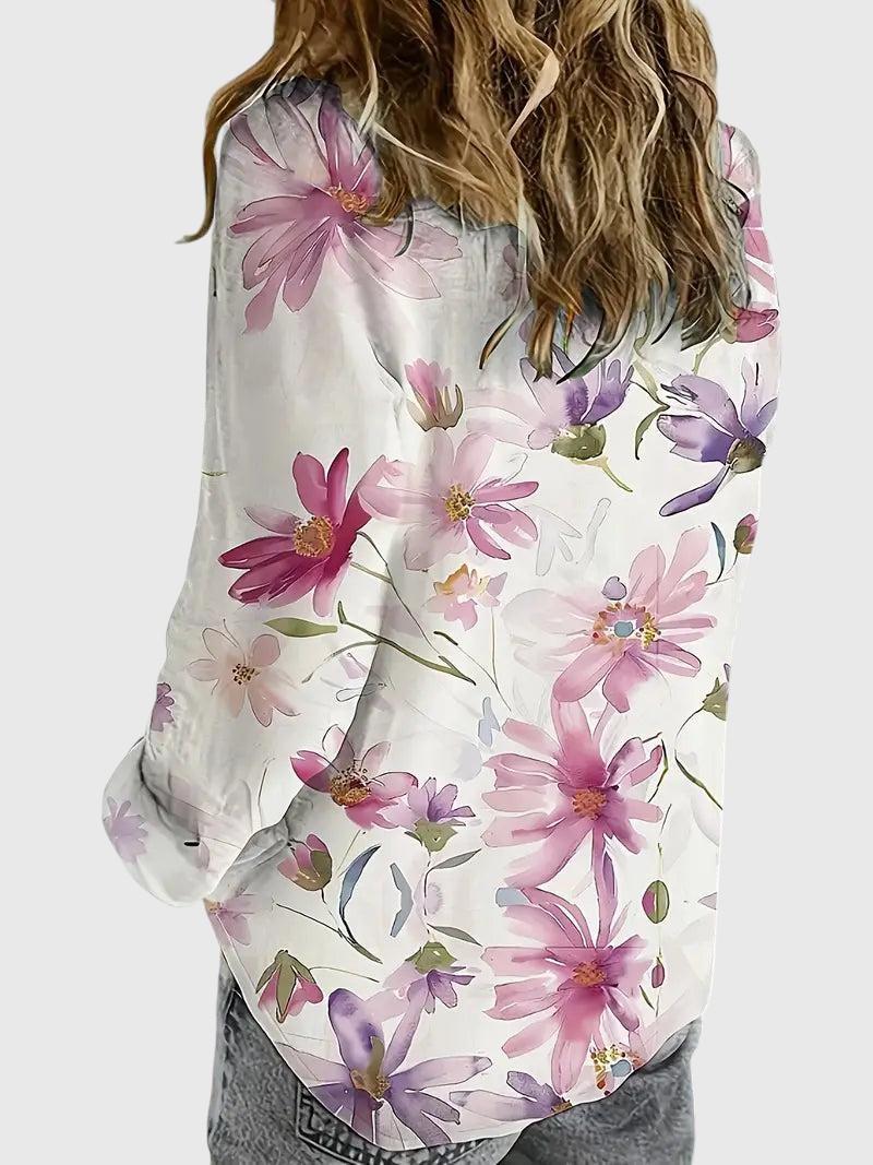 Emiliana - Blouse Florale Élégante
