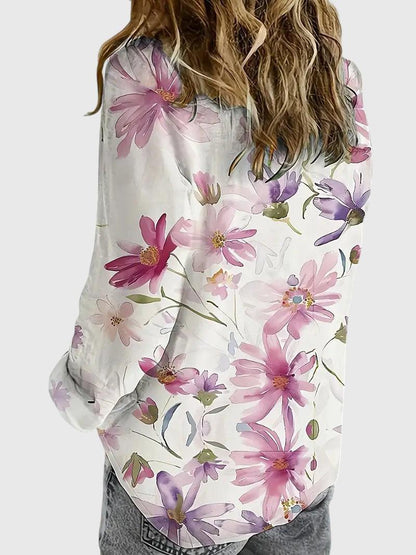 Emiliana - Blouse Florale Élégante