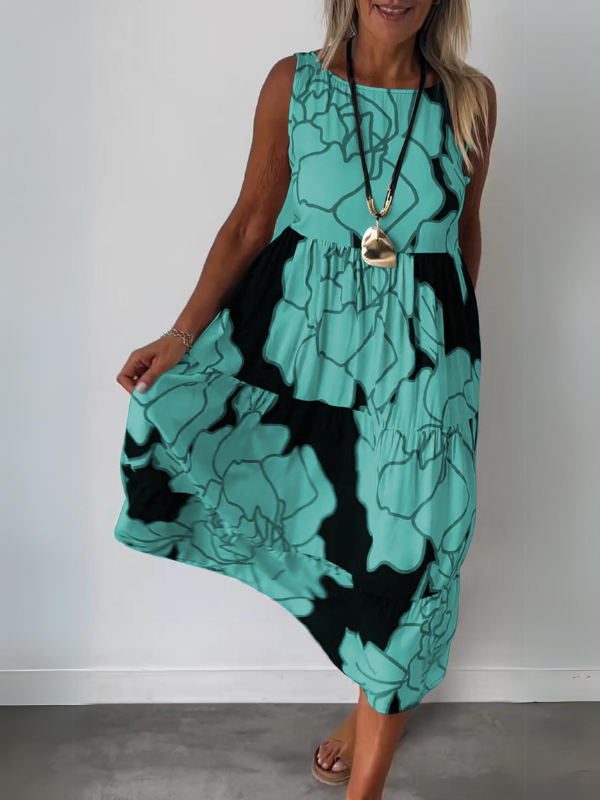 Camille - Robe Élégante Sans Manches