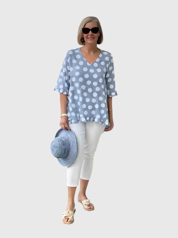 Dulce | Haut Vintage Imprimé