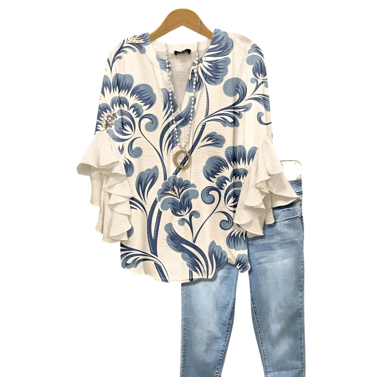 Elisabet - Blouse Estivale Décontractée