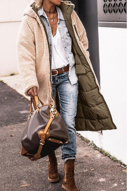 Anny - Manteau Réversible Élégant