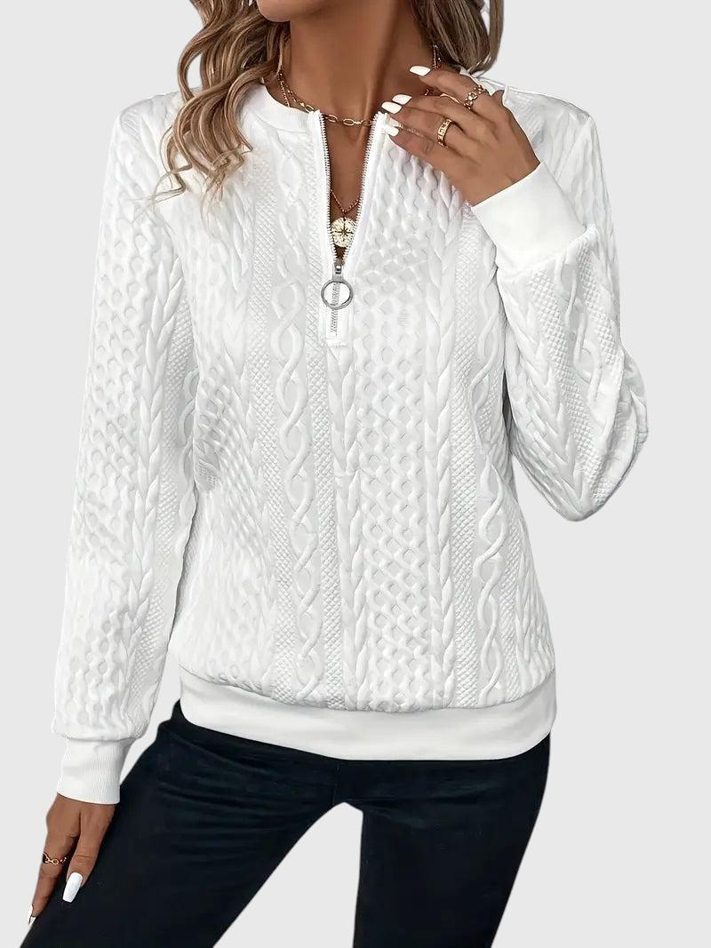 Lucia - Pull À Zip Élégant