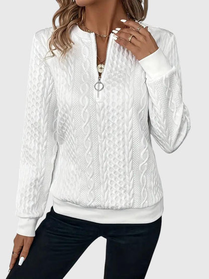 Lucia - Pull À Zip Élégant