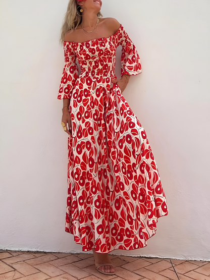 CORINA - ROBE À FLEURS