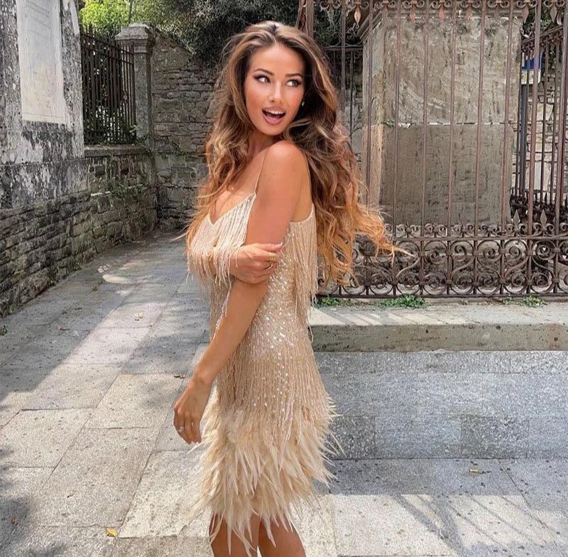 ALENA – ROBE À PAILLETTES