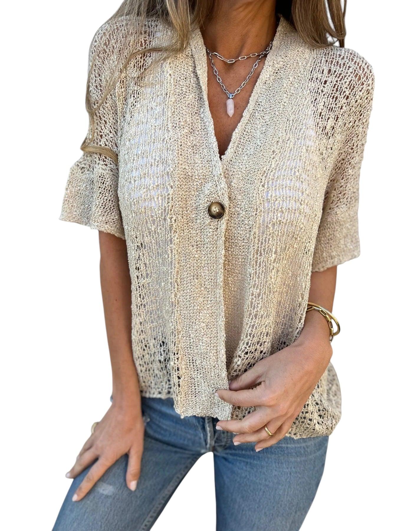 Claire - Gilet Aéré Élégant
