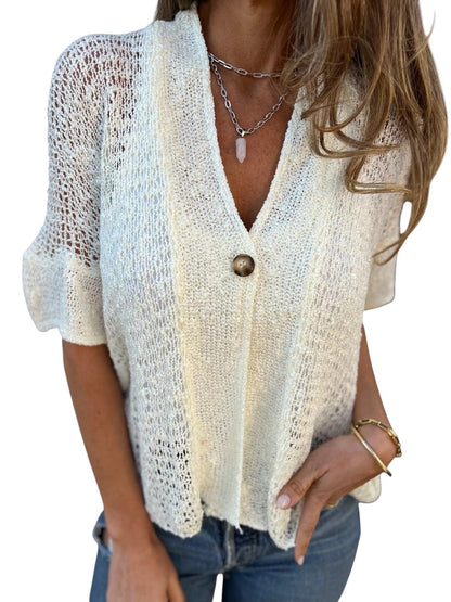 Claire - Gilet Aéré Élégant