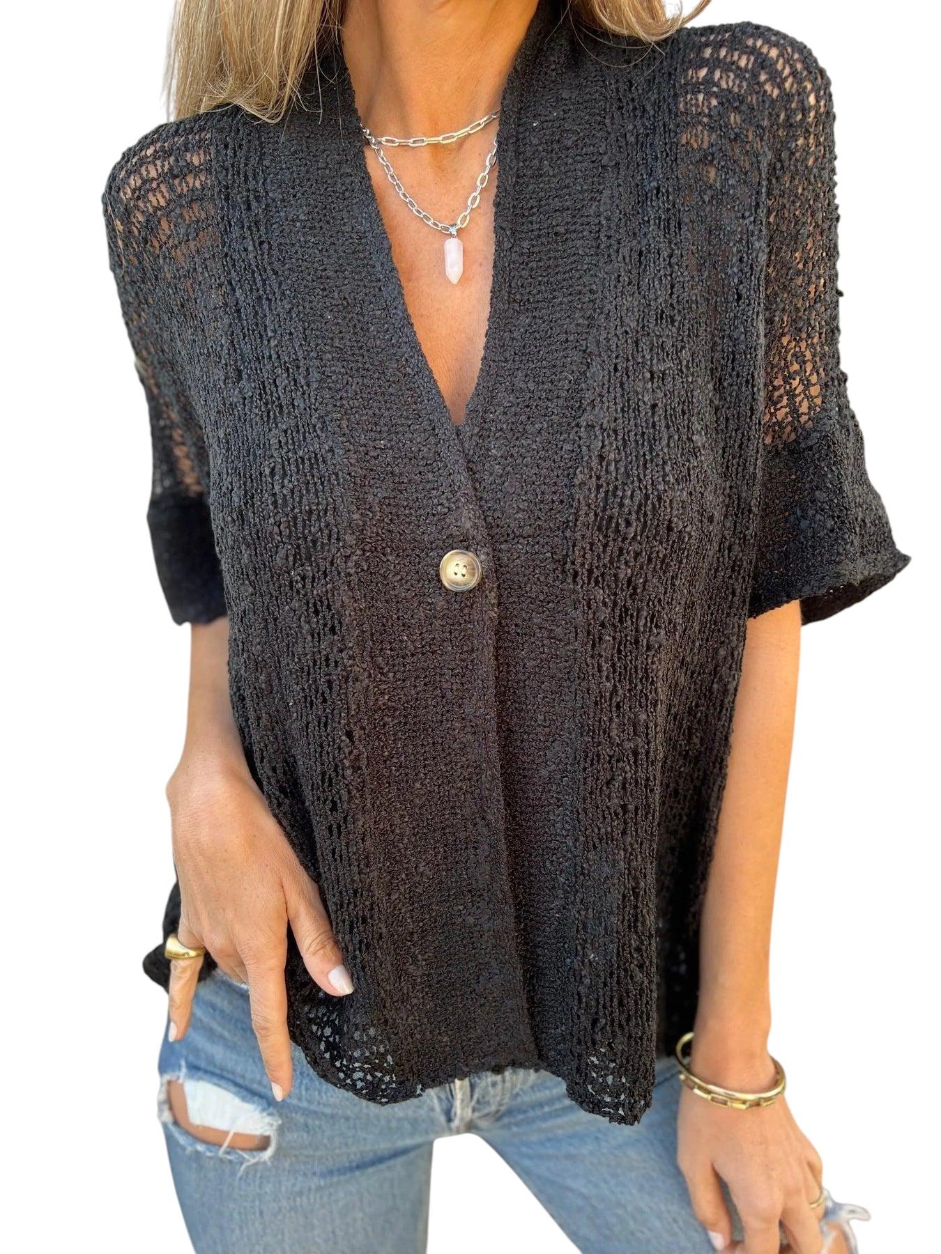 Claire - Gilet Aéré Élégant