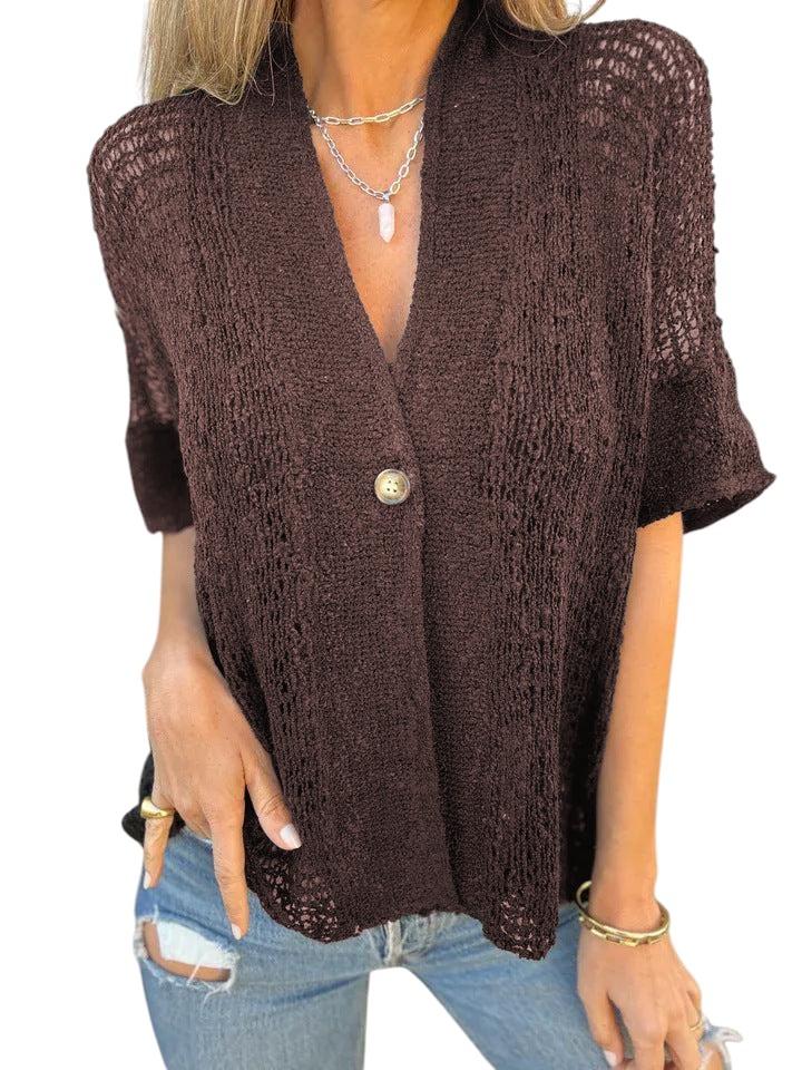 Claire - Gilet Aéré Élégant