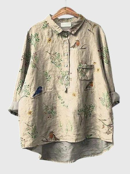 Julia - Blouse Florale Élégante