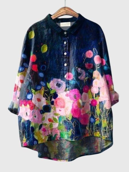 Julia - Blouse Florale Élégante