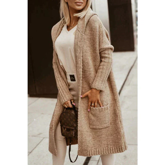 Avencea - Veste en tricot longue pour femmes