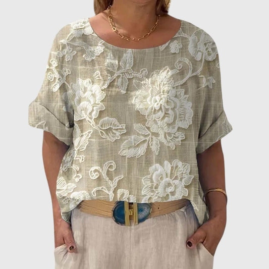 Maelin - T-Shirt Floral Vintage