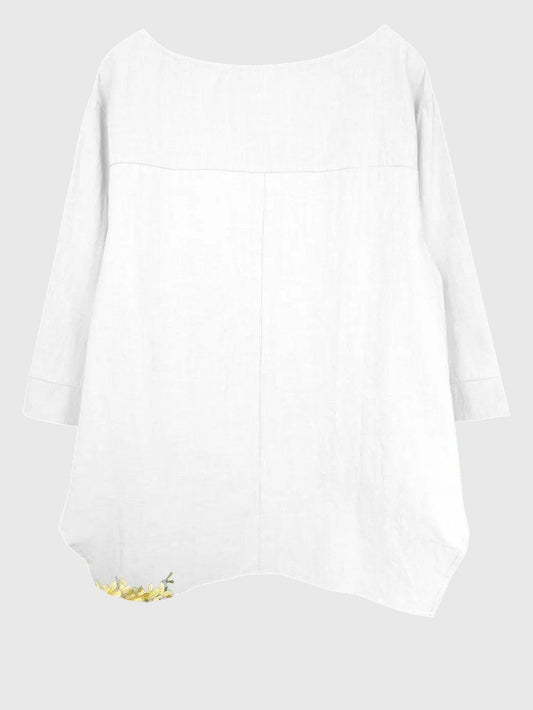 Liana - Blouse Asymétrique Décontractée