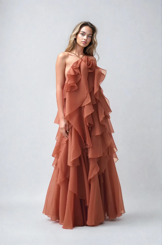 ADRIANNA – ROBE DE FÊTE JOUÉE