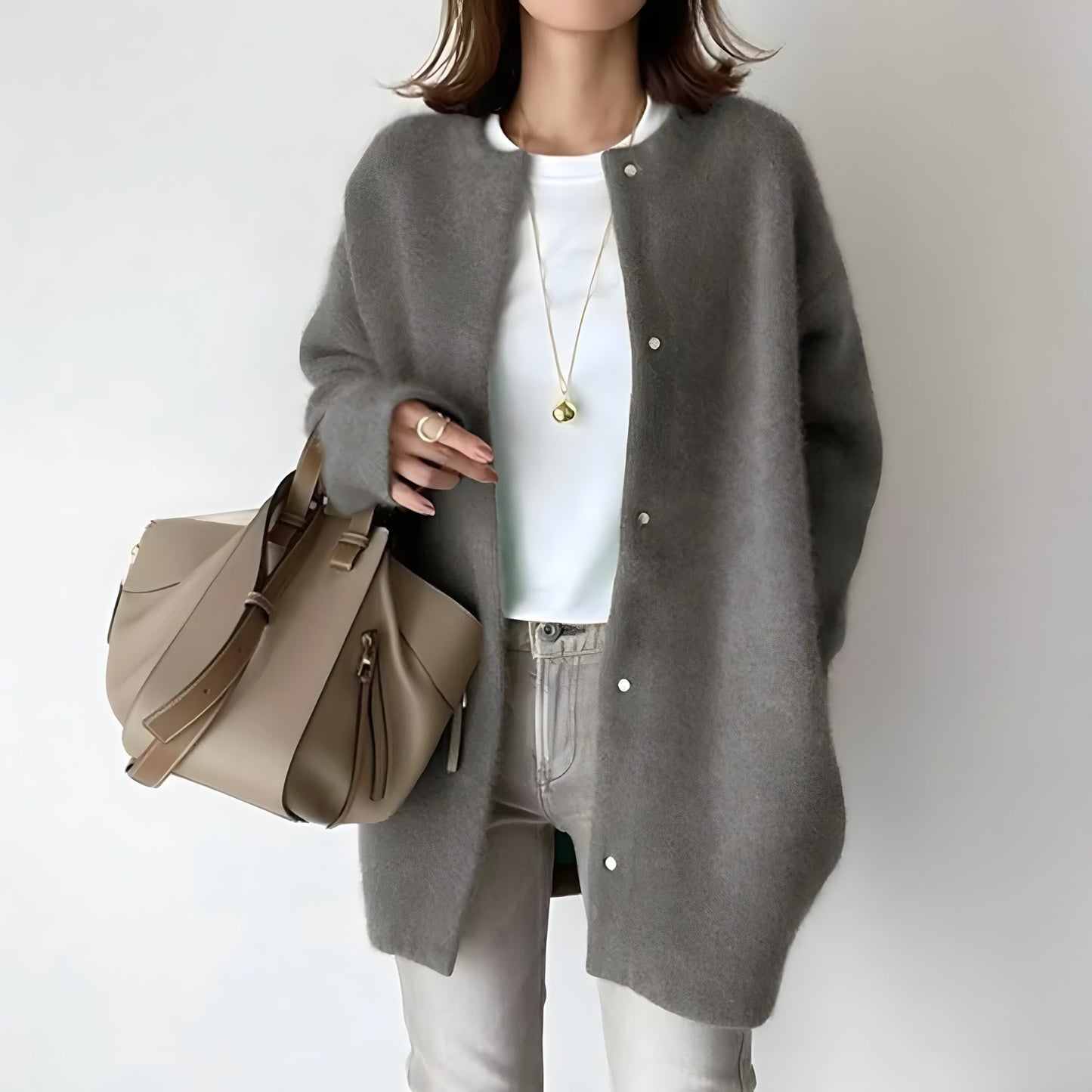 Whitney - Élégant Cardigan À Boutons