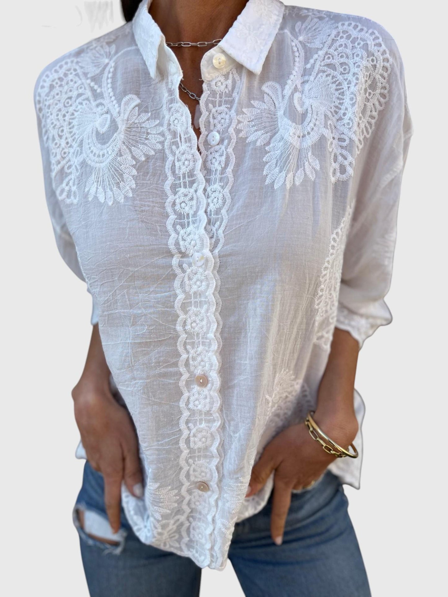 Eva - Blouse Élégante Et Aérée