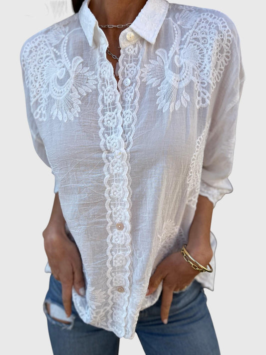 Eva - Blouse Élégante Et Aérée