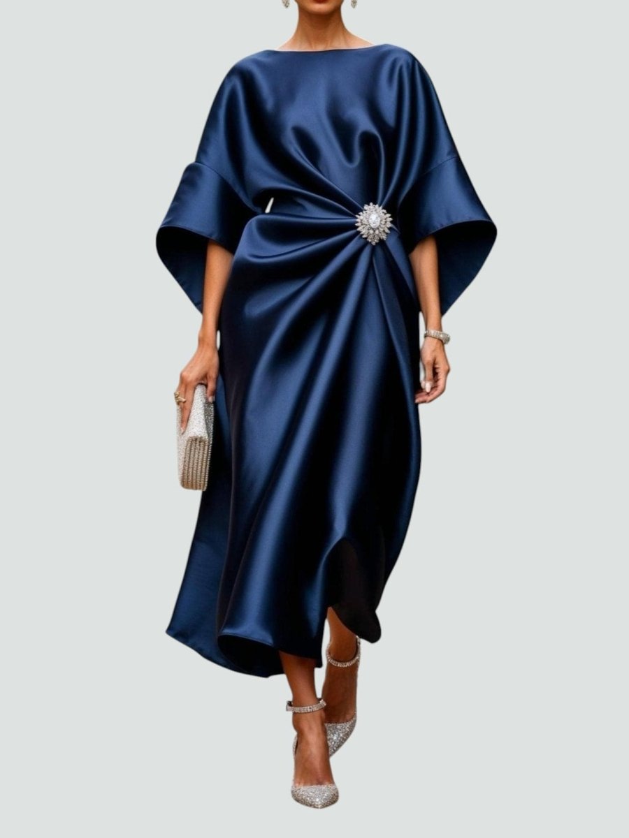 Albertine – Robe longue élégante en satin