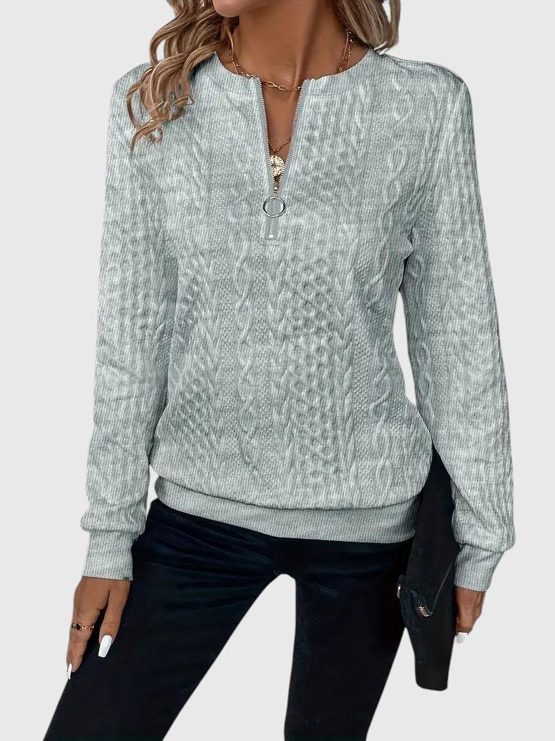 Lucia - Pull À Zip Élégant