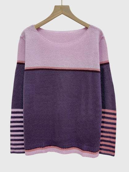 Katharina – Pull Rayé à Manches Longues